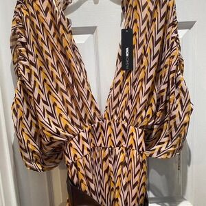 Breaking Free Maxi Dress Fashion Nova with belt Size XL